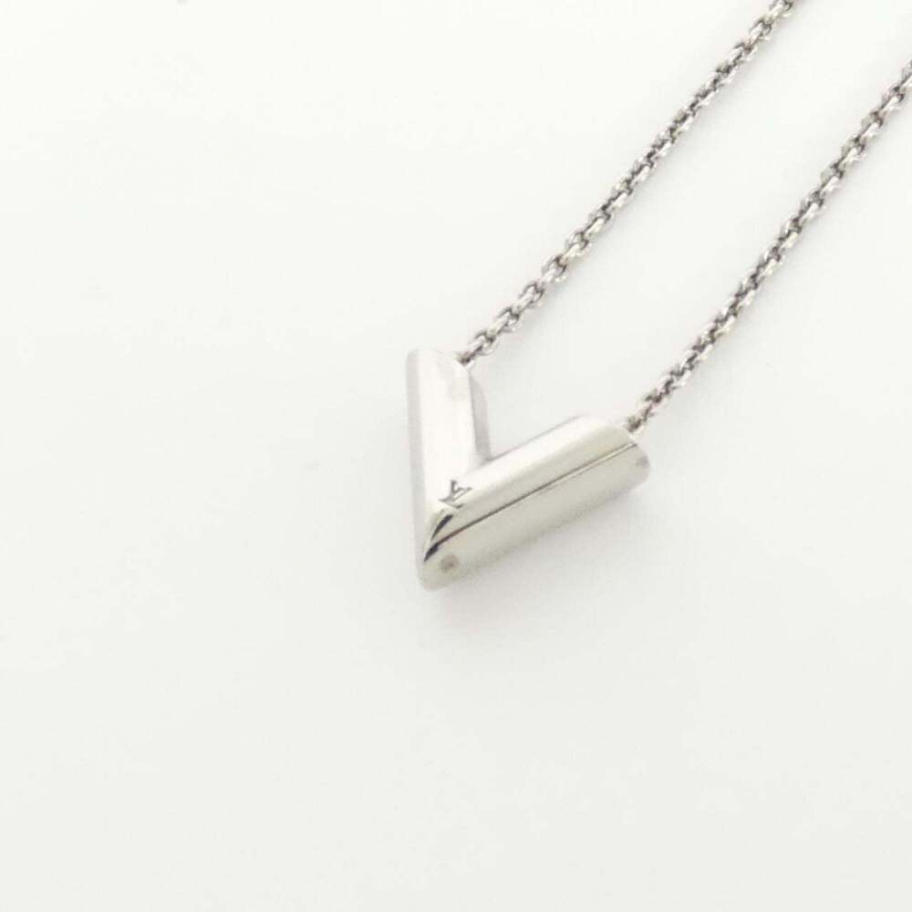 LOUIS VUITTON Silver Necklace - Picture 3 of 7